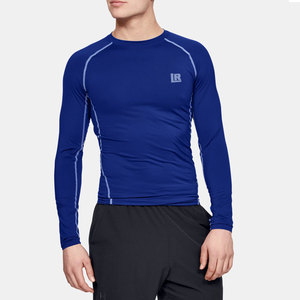 Hombres Gimnasio Compresión Debajo de la capa base Tops Manga larga Secado rápido Deportes Personalizado Hombres Gimnasio Manga larga Camisas de compresión en blanco - Product Image 1