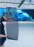 Module de panneau LED transparent, écran d'affichage fin, pas de pixel personnalisable pour mur d'affichage intérieur