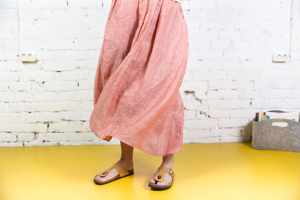 Style décontracté plaine taille naturelle dernière impression Attitude dames Vintage taille élastique une ligne jupe portefeuille tenues de mode femmes - Product Image 2