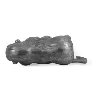 Sculpture d'art animalier en métal faite à la main de qualité supérieure pour les intérieurs modernes, sculpture polie moderne pour table de chevet, table d'étude, accent - Product Image 3