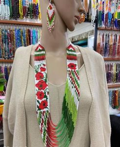 Collar de Cuentas de Semillas Multicolores de Alta Calidad, Diseño Étnico, Joyería de Cuentas con Cuello en V para Mujeres y Hombres, Diseño de Cadena Único, Regalo Elegante - Product Image 3