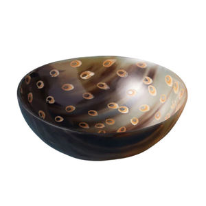 Bol en corne de buffle de haute qualité meilleure vente bol en corne de buffle pour les hôtels et bol en corne blanche et noire - Product Image 5