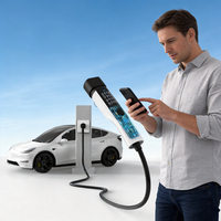 Chargeur EV portable professionnel 7kW 32A Type 2, chargeur de véhicule électrique de niveau 2, câble de charge intelligent, fabricant OEM ODM