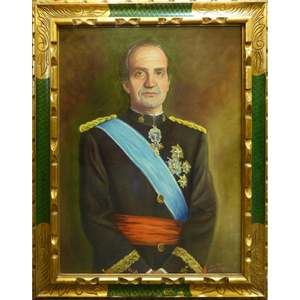 Pintura al óleo española de María Jiménez lista para colgar para decoración de pared del hogar 39 X 31 Abcp-270 - Product Image 1