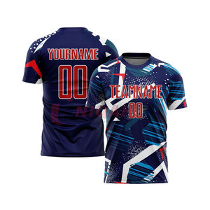 Conjunto de Uniforme de Fútbol de Alta Calidad en Algodón/Poliéster para Adultos, Último Modelo de Club, Colores y Logotipo Personalizables, Precio Bajo - Product Image 1