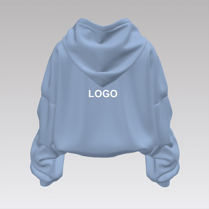 Sudadera con capucha y cremallera con contraste de color y logotipo personalizado del fabricante, sudaderas con capucha Premium con forro polar para hombre - Product Image 4