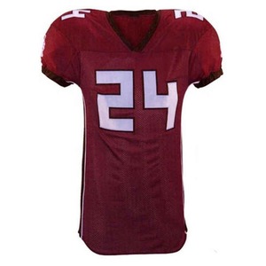 Uniforme de fútbol americano al por mayor, servicio OEM, buen conjunto de uniformes sublimados, conjunto de uniforme transpirable para hombres a la venta - Product Image 2