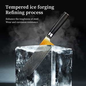 Vente en gros de couteau de chef de service OEM ODM personnalisé de qualité supérieure couteau de cuisine pour légumes en acier inoxydable tranchant Damas couteau de chef - Product Image 4