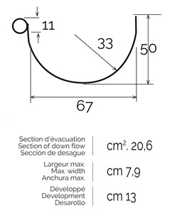 Moderno esterno PVC pioggia acqua grondaia profilo del tetto bianco per applicazioni esterne-plastica materiali da costruzione - Product Image 2