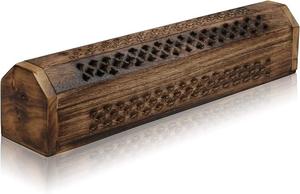 Handmade Incense Burner Wood Incense Holder Ash Catcher for Home Office With <b>Cheap</b> Price - Product Image 5