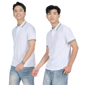 เสื้อยืดกอล์ฟโปโลปรับแต่งได้สำหรับผู้ชายเสื้อ5% โพลี95% สแปนเด็กซ์น้ำหนักเบาระบายอากาศขายส่ง - Product Image 1