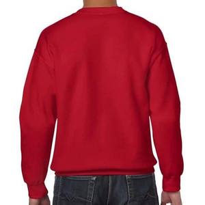 <b>Red</b> Color <b>Men's</b> Clothing Hoodies <b>Sweatshirts</b> For Sale Cotton Fleece Material OEM Custom Made Design Long Sleeve Winter Casual - Product Image 3