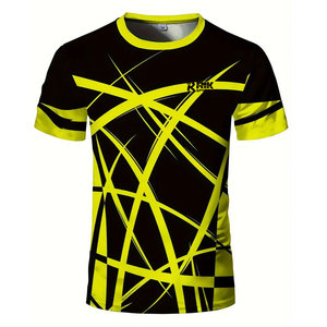 Camiseta de sublimación de secado rápido con diseño personalizado, 100% poliéster, hecha en Pakistán. - Product Image 1