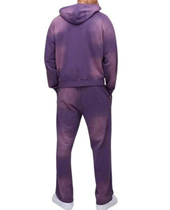 Couleurs personnalisées, impression numérique, broderie OEM, polyester/coton léger, respirant, streetwear, lavage à l'acide, sweat-shirt d'hiver, deux - Product Image 2