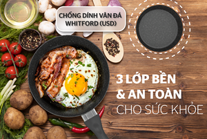 กระทะอลูมิเนียมลายไม้ซันเฮ้าส์เป็นมิตรกับสิ่งแวดล้อมกระทะอะลูมิเนียมลายไม้ดีไซน์แบบนอนสติ๊กแบบทันสมัยด้ามจับซิลิโคนหนา2.4มม. - Product Image 6