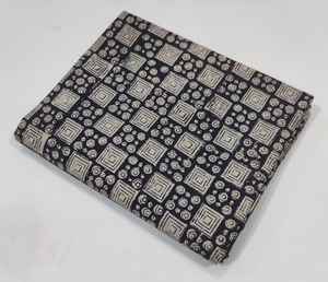 ผ้าฝ้ายเนื้อผ้าระบายอากาศได้ดีจาก100% ผ้าฝ้ายทำมือพิมพ์ลายบล็อกเป็นมิตรต่อสิ่งแวดล้อมแบบดั้งเดิมมรดกทางวัฒนธรรม - Product Image 1