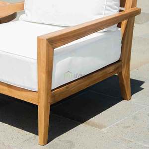 เก้าอี้ดอกรักเร่ปรับแต่งได้, เก้าอี้ไม้สไตล์มินิมอลสำหรับใช้กลางแจ้งเก้าอี้สวนระเบียงห้องนั่งเล่น - Product Image 3