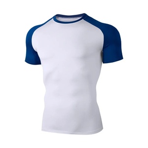 Camiseta de gimnasio de gran tamaño directa de fábrica para hombre, poliéster personalizado, secado rápido, absorción de humedad, entrenamiento físico, culturismo, ropa de entrenamiento - Product Image 2