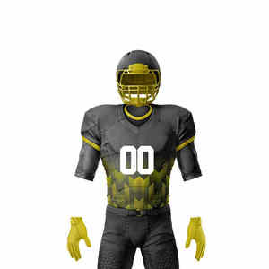 Vêtements de sport de conception de tendance supérieure Uniforme de football américain Tissu de polyester d'impression de sublimation de sport Uniforme de football américain - Product Image 5