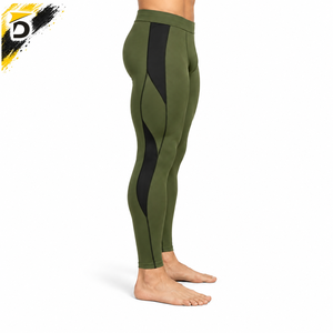 <b>Men</b> <b>Gym</b> <b>Leggings</b> Compression Breathable Material Quick Dry Anti-Bacterial Comfortable Fit Natural Movement Workout Training - Product Image 2