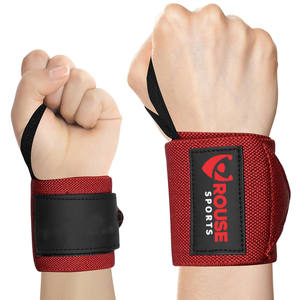 Muñequeras de Gimnasio para Levantamiento de Pesas con Logotipo Personalizado al por Mayor, Muñequeras de Soporte para Levantamiento de Pesas y Peso Muerto, Soporte de Muñeca para Fitness - Product Image 1