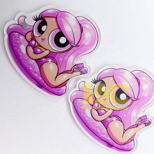 Nouvelles tuiles acryliques pour extensions de cils, tuiles roses pour cils, forme violette, couleur personnalisée, logo magnétique durable, tuiles MINK - Product Image 3