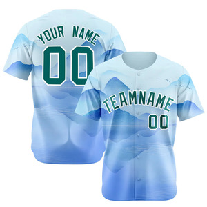 Maillot de baseball brodé sur mesure avec caractéristique respirante de haute qualité, plus les options de taille, techniques imprimées - Product Image 6