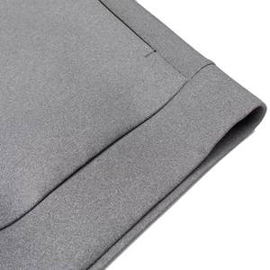 2023 automne hiver hommes coupe-vent demi fermeture éclair surdimensionné à capuche Logo personnalisé noir sweat goutte épaule uni teint coupe ample - Product Image 5