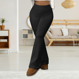 Winter Essentials Pantalones de chándal de pierna ancha recta Soft 350gsm Fleece Lined Joggers Logotipo personalizado - Product Image 5