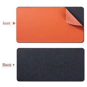 Alfombrilla <span class=keywords><strong>de</strong></span> ratón inalámbrica, alfombrilla <span class=keywords><strong>de</strong></span> escritorio para portátil, alfombrilla para teclado, alfombrilla <span class=keywords><strong>de</strong></span> escritura impermeable grande <span class=keywords><strong>de</strong></span> cuero <span class=keywords><strong>de</strong></span> doble capa, fieltro multifunción <span class=keywords><strong>de</strong></span> 3mm - Product Image 3