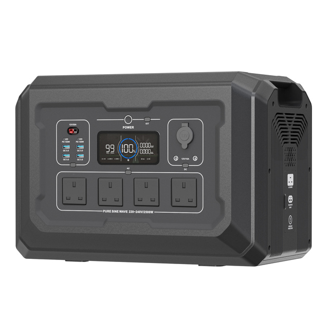 Manufacture Lifepo4 Batry Bank Mobile 2000w Tragbare Powerstation Solar Generator Fast Charge 2500w Portable Power Station 2600w