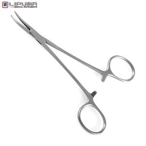 Pinzas Dentales Curvas LIPUMA Kelly de Acero Inoxidable Premium de 3.5 Pulgadas, Instrumento Quirúrgico Manual Multifuncional de Alta Durabilidad - Product Image 1