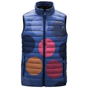 Chaleco Acolchado de Invierno con Cierre y Logotipo Personalizado, Chaqueta Informal de Lona con Cuello Alto para Hombre, con Capucha y Bolsillos - Product Image 2