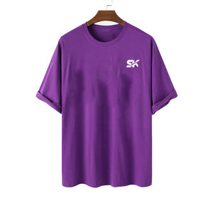 Camisetas ligeras de secado rápido 100% algodón para hombre, estampadas, a la moda, de bajo precio y corte holgado. - Product Image 1