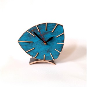 Màu xanh ngọc nâu không đối xứng bàn đồng hồ-im lặng không có ticking gỗ bảng đồng hồ độc đáo <span class=keywords><strong>Xmas</strong></span> Quà Tặng - Product Image 2