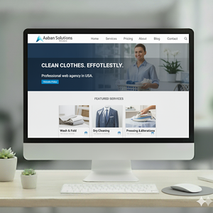 Dịch vụ giặt ủi tùy chỉnh phát triển trang web tốt nhất các chuyên gia web USA cung cấp các trang web kinh doanh hiện đại và thân thiện với người sử dụng - Product Image 1