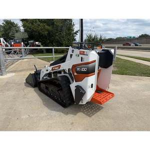 2026 for MT100 Mini Skid Steer Loader Crawler Tractor 500kg <b>Bucket</b> Capacity 40 Ton Rated Load Used Condition Including - Product Image 6