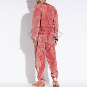 Chándal de lavado ácido para hombre, 100% algodón, superventas, calidad personalizada, venta al por mayor, diseña el tuyo propio para el invierno - Product Image 2