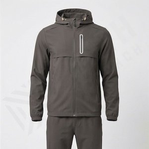 Chándal Deportivo de Poliéster con Cremallera para Hombre, Personalizado con Logotipo OEM, Ropa Deportiva, Ropa de Calle, Gimnasio, Fitness, Running - Product Image 1