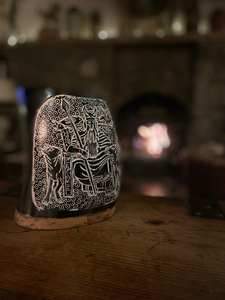 Rustic Handmade Horn Mug, Natural Eco-Friendly Cup, Durable Stylish Drinkware, Perfect for Coffee, Tea, <b>Whisky</b>,Home Party Events - Product Image 2