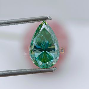 Bijoux en diamant faits à la main en vrac certifiés en forme de poire Moissanite taillée en diamant Tailles de 1.0ct à 20.0ct - Product Image 1