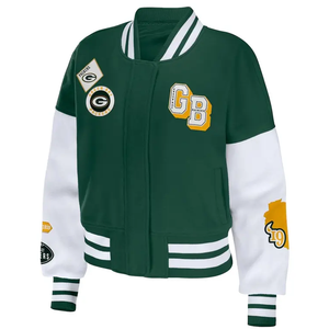 New Arrival Custom Quality Waterproof <b>Thin</b> Winter Bomber <b>Jacket</b> for <b>Men</b> Basketball Embroidery Logo - Product Image 5