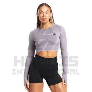 Meilleure vente dernier style femmes haut court coton Polyester fait respirant séchage rapide femmes haut court à vendre - Product Image 4