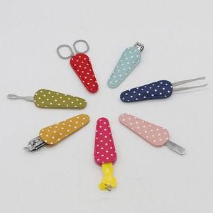 1 pièce de ciseaux de broderie en cuir PU, fourreau de sécurité, ensemble d'accessoires de couture, usine de gros - Product Image 2