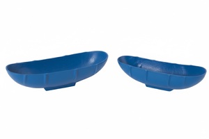 Bol en métal fait main pour chocolat et caramel, ustensile de cuisine, décoration d'intérieur, dernière tendance, avec poignées modernes et texturées - Product Image 6