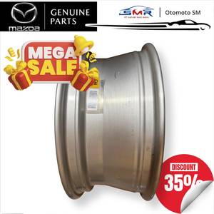 9965C96560 Llanta de aluminio de repuesto de fábrica 16x6.5 Offset 50 de 4 birlos para Mazda2 series DE, DG, color plata 9965-C9-6560 - Product Image 3