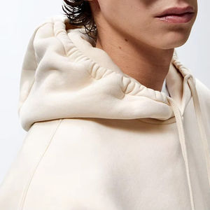 2025 hommes Logo personnalisé conception 100% coton lourd surdimensionné goutte épaule pull à capuche Streetwear pour l'hiver - Product Image 2