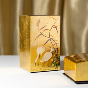 Elegante portalápices lacado, contenedor de lápices tradicional con diseño lacado para configuración de oficina - Product Image 4