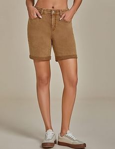 กางเกงขาสั้นผ้ายีนส์ทรงสลิมฟิตสำหรับผู้ชายกางเกงขาสั้นพิมพ์ลายแบบลำลอง - Product Image 3