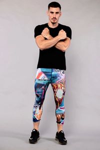 Leggings de Compression Tricotés Respirants et Légers pour Hommes 2026 – Pantalons de Sport Non Transparents pour la Course, le Yoga et l'Entraînement en Salle de Sport - Product Image 6